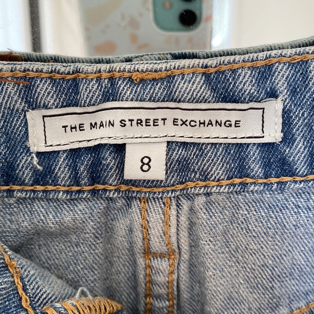 Main Street Exchange “Brooke” A-Line Midi Denim Skirt - Picture 9 of 9
